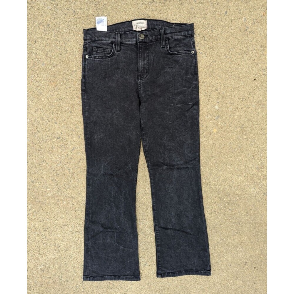 Current Elliott Jeans The Kick Jean Size 29 x 25 (30 x 25) Tar Black Bootcut
